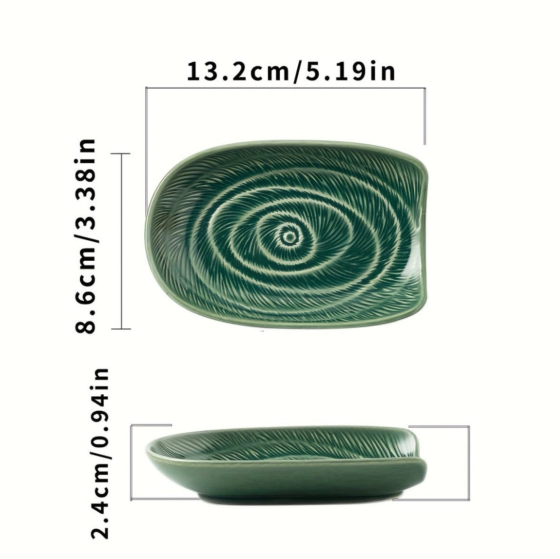 Ceramic Spoon Holder & Utensil Rest | Kitchen Spoon Tray for Cooking