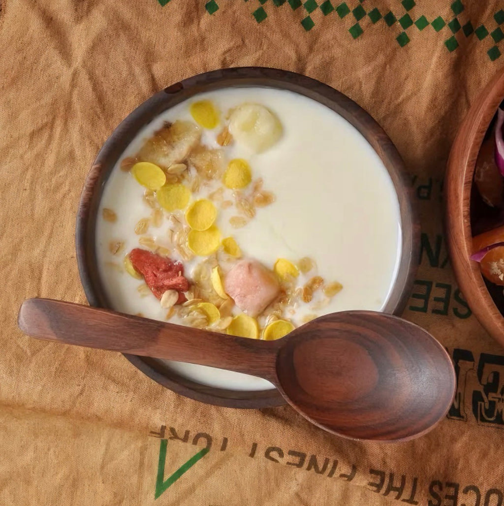 3PC Natural Wooden Bubble Bowls