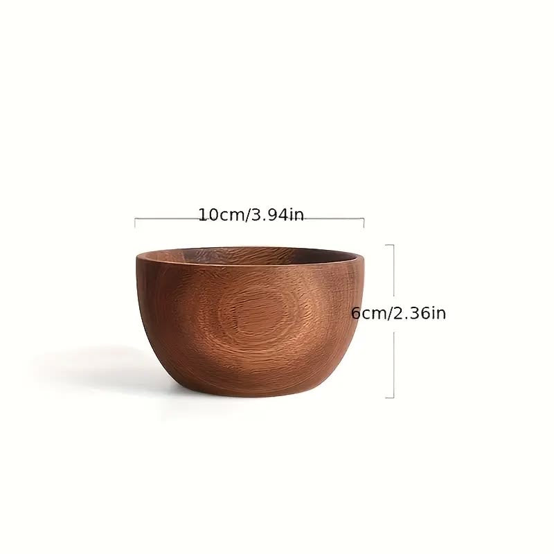 3PC Natural Wooden Bubble Bowls