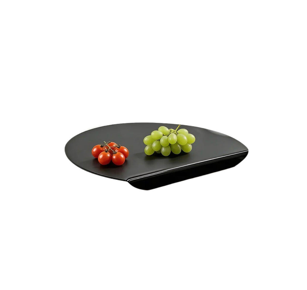 Glass Cutting Board with Anti-Slip Lip | Dishwasher Safe Kitchen Chopping Board (39x33cm)