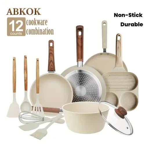 A White Cookware Set